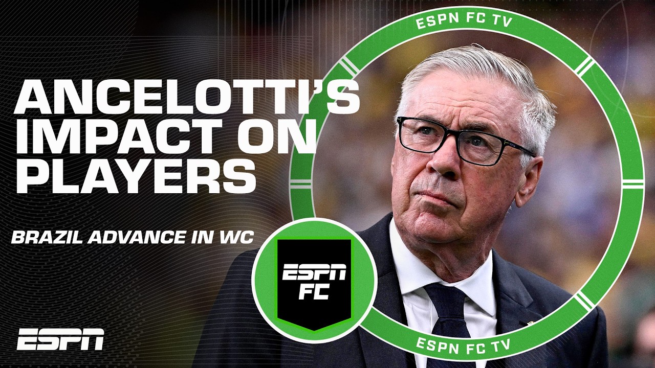 Carlo Ancelotti 'empowers his players' 🗣️ Brazil advance to Round of 16 at the World Cup | ESPN FC