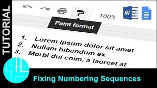 Celebrity Using "Paint Format" in Google Docs and Microsoft Word to Fix Sequences Profile