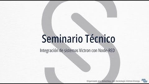 [NODE-RED] Victron + Node-RED: energy meets automation