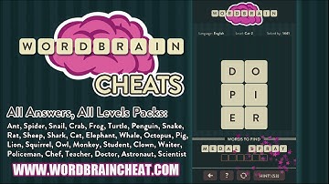 WordBrain Cat 2 Cheats | WordBrain Cheats | Cat 2 Answer
