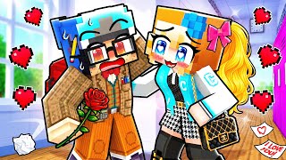 OMZ NERD and CRYSTAL POPULAR GIRL Love Story in Minecraft!