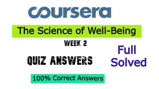 The Science of Well-Being ||  Coursera Answers  || Week 2