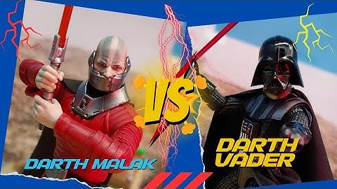 Who Is The Stronger Sith??? Darth Vader Vs Darth Malak!!!