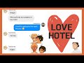 Haikyuu text : Love hotel (TsukiYama)
