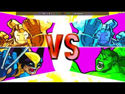 DC VS ACKESH!! UNO DE LOS DOS SE RETIRÓ DE LA PELEA!! MARVEL VS CAPCOM