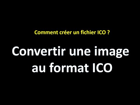 Convertir une image au format ICO