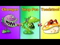 Plants Vs Zombies 2 Chomper Vs Snap Pea Vs Toadstool