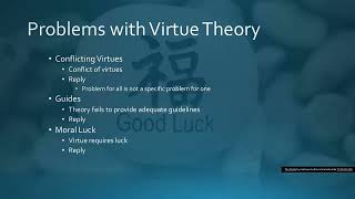 Ethics SP 2022 Problems with Virtue Theory