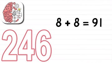 Brain Test Level 246 Walkthrough
