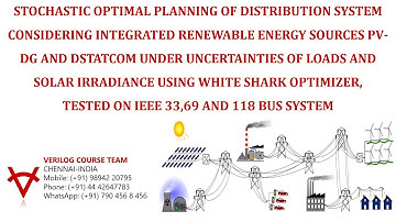OPTIMAL PLANNING OF RDS CONSIDERING INTEGRATED PV-DG AND DSTATCOM USING WHITE SHARK OPTIMIZER