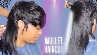 HOWTO💫: MULLET QUICKWEAVE HAIRCUT & STYLE | 2023 TUTORIAL | MUST SEE!😎howto close | Cutting 101