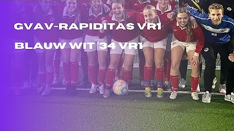 GVAV VR1 vs Blauw Wit '34 VR1