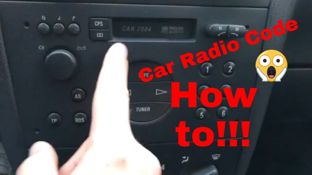 deliver Gunpowder Hub Opel Corsa CAR2004 code how to unlock your radio!!! - YouTube