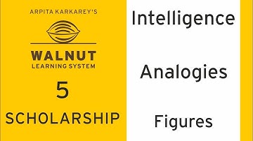 5 Scholarship - Intelligence - Analogies - Figures