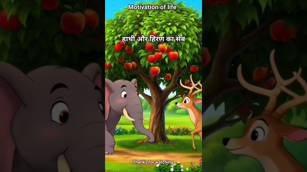 “The Elephant and the Deer’s Apple Tree” | Motivation of life | 