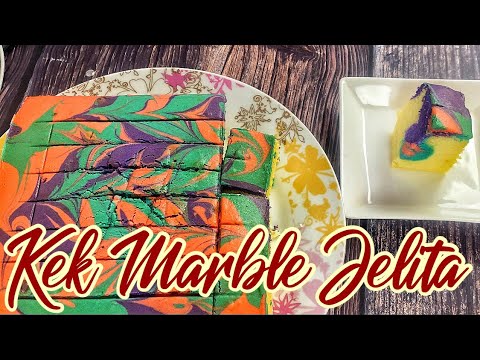 Cara Membuat Kek Marble Jelita/ Marble Cake Recipe( cara 