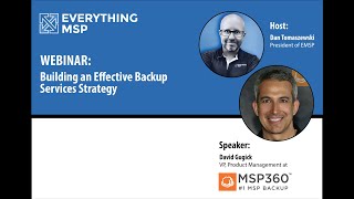 Building an Effective Backup Services Strategy from MSP360