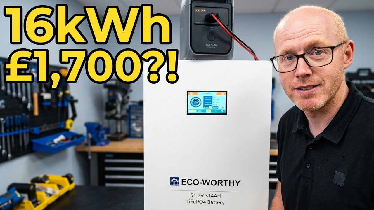 £1,799 for 16kWh of Battery Storage?! Eco-Worthy 48V 314Ah Battery