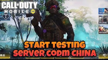 Test server CODM CHINESE CHINA BETA TODAY CONFIRMED ZOMBIES MODE CHANGE UI & LOOBY COD MOBILE LEAKS