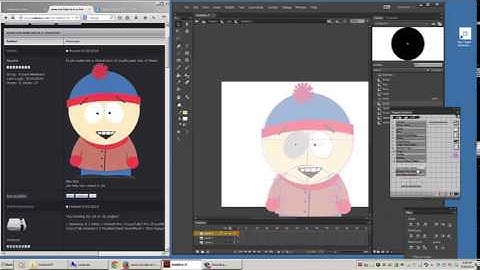 A SouthPark Character   Built in 1 hour with Flash, CrazyTalk Animator and Puppet Producer