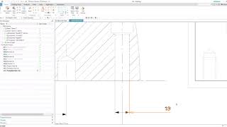 How to place Diameter Symbol infront of a Horizontal Dimension in NX