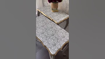 Easy Stenciling Idea- And You Will Love The Results!  #diy #redesignwithprima