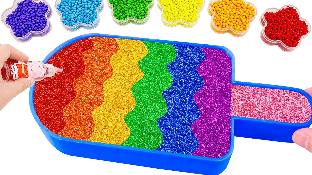 Satisfying Video | How To Make Rainbow Ice Cream Bathtub With Glitter Slime | Best Of Yo Yo Idea