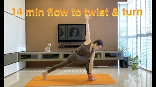 Short & Sweet Series | 14 min yoga flow | With a Twist