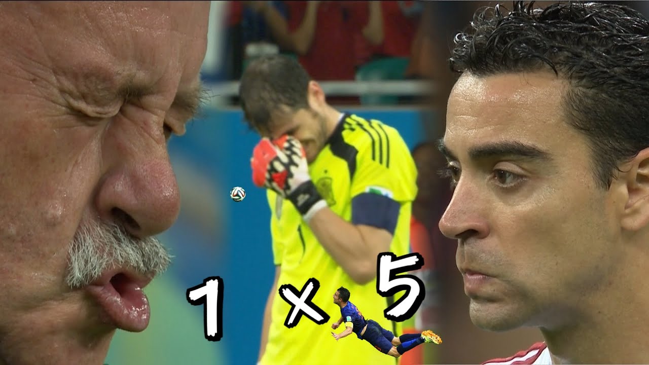 オランダが本気出したらこうなった】2014 W杯 スペイン vs オランダ