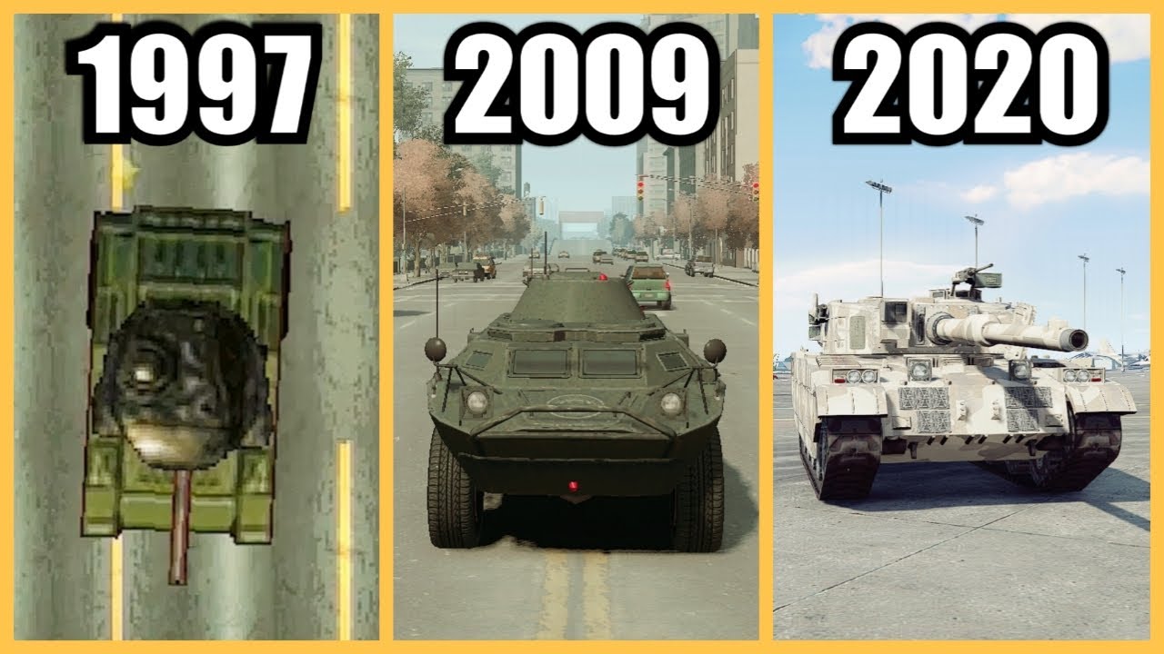 Evolution Of TANK In GTA Games (19972020) YouTube