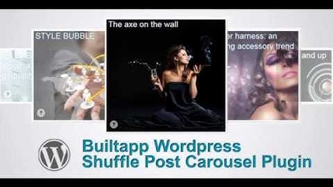 Preview Builtapp Shuffle Post Carousel Plugin
