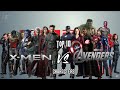 TOP 10 X-Men vs Avengers Characters | MARVEL | X-Men vs Avengers | List Edu