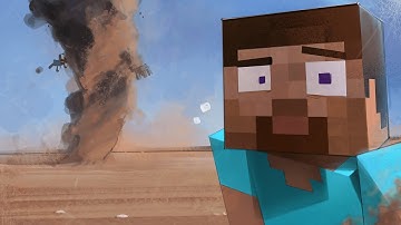 Surviving ENDLESS TORNADOES In Minecraft