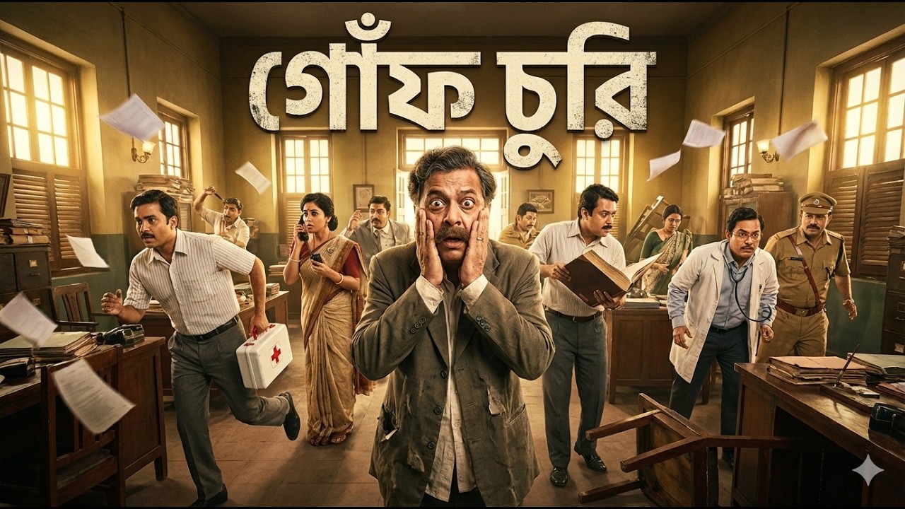 Gof Churi AI Song | Sukumar Ray Bengali Nonsense Poem | Funny Cartoon Video