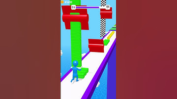 All Levels Gameplay | NOOB vs PRO vs HACKER in Stair Master! 😰😎😈🌈  Satisfying Videos #Shorts