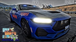 Playing GTA 5 As A POLICE OFFICER Highway Patrol|| GSP|| GTA 5 Lspdfr Mod| 4K