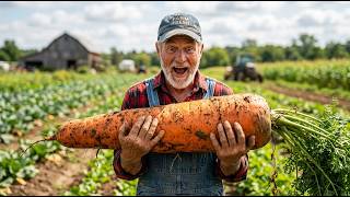 They Grew Giant Carrots Underground — The Harvest Was Insane! 🥕