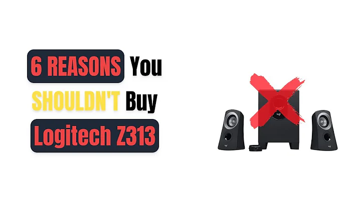 6 Reasons You Shouldn't Buy Logitech Z313! ⚠️💔
