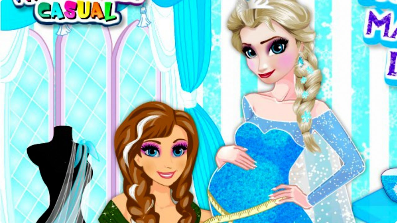 Картинки эльза беременная