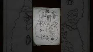 small treasure hunt map drawing