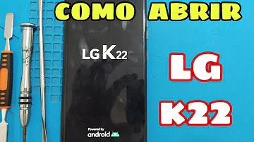 Como abrir o celular K22+?