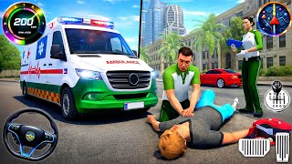 救急車シティレスキューシミュレーター3D - アメリカの緊急911救急車運転 - Androidゲームプレイ screenshot 1