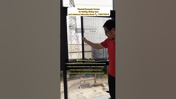 👉 Premium Mosquito Net for Doors & Windows | Balcony Sliding Door Net Hyderabad #mosquitomesh #viral