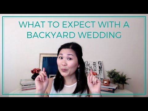 What To Expect With A Backyard Wedding