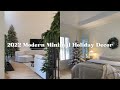 2022 modern minimal holiday decor2