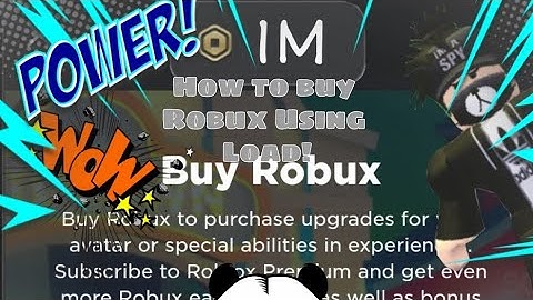 How to Buy Robux Using Load in Roblox