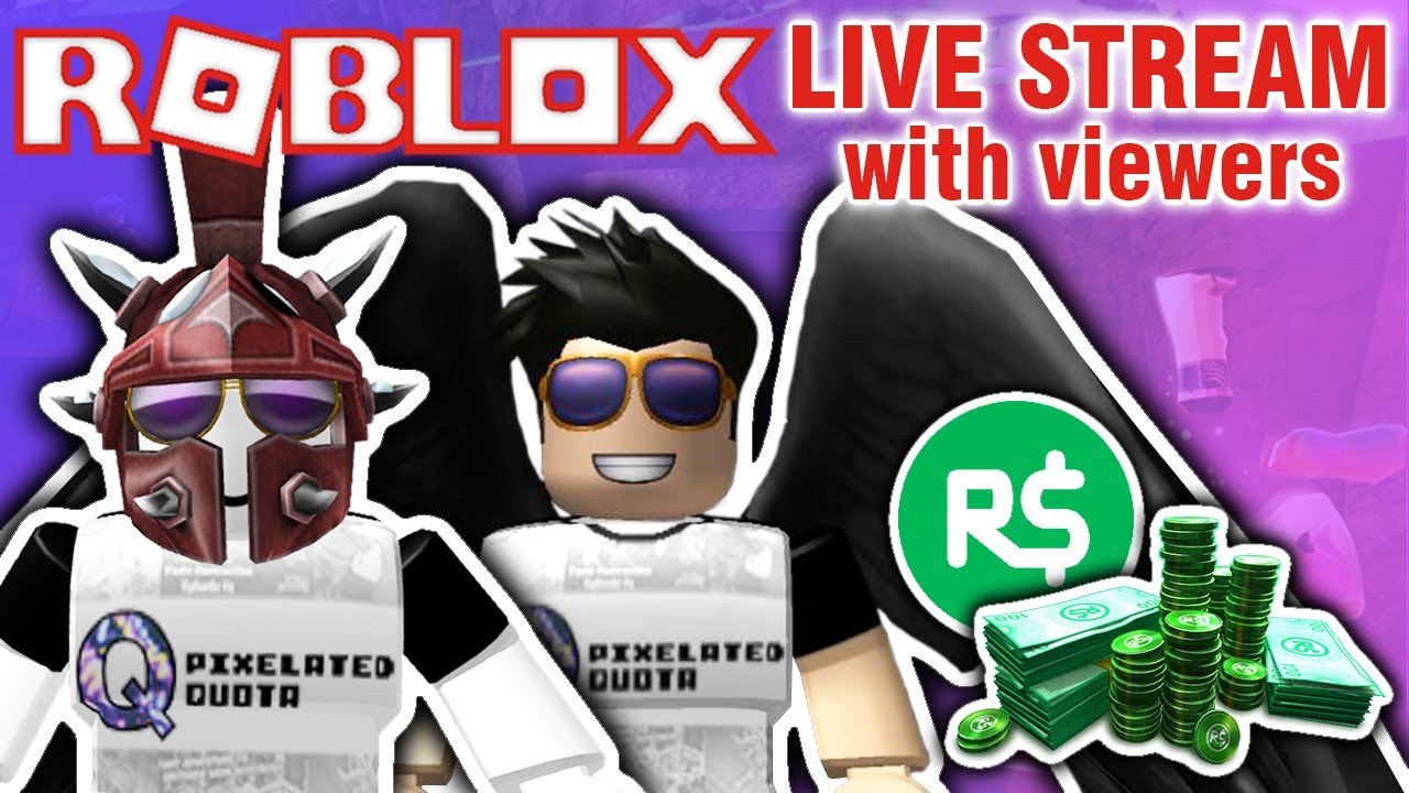 Roblox Live Stream Robux Giveaway Playing Jailbreak Phantom Forces And More - robux giveaway live right now on youtube