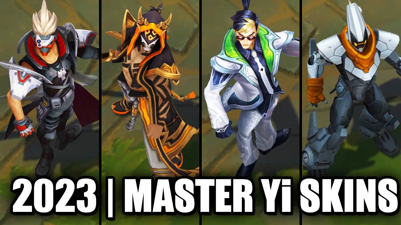 ALL MASTER YI SKINS SPOTLIGHT 2023  League of Legends