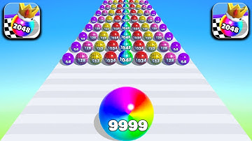 Canvas Run, Yoga Balls, Merge Ball 2048 ​- All Levels Gameplay Android,ios New Mobile Games MBVTW