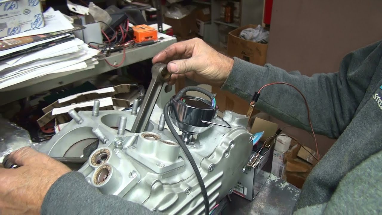 201 1961 FL 74ci std panhead s&s evo lifter conversion install motor